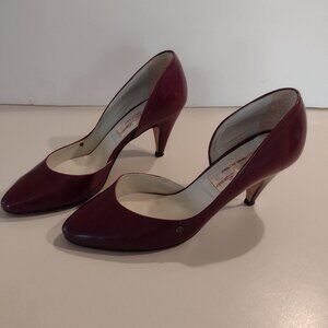 Oxblood Etienne Aigner heels
